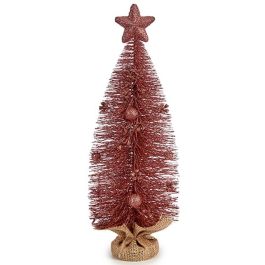 Árbol de Navidad Rosa 13 x 41 x 13 cm (12 Unidades)