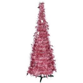 Árbol de Navidad Rosa Espumillón 38 x 38 x 150 cm (6 Unidades) Árbol de Navidad Rosa Espumillón 38 x 38 x 150 cm (6 Unidades)
