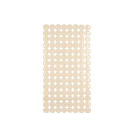 Alfombrilla Antideslizante para Ducha Beige PVC 68 x 36 x 1 cm (6 Unidades)