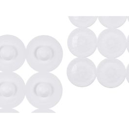 Alfombrilla Antideslizante para Ducha Blanco PVC 68 x 36 x 1 cm (6 Unidades)