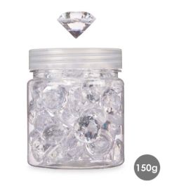 Piedras Decorativas Diamante 150 g Transparente (16 Unidades)
