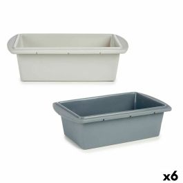 Molde para Repostería Kinvara HH038 Gris claro Gris oscuro Silicona 1,5 L 16 x 7 x 27,5 cm Bizcocho (6 Unidades) Precio: 36.68999994. SKU: B18RXPXKAH