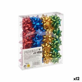 Lazos Mate Multicolor PVC 5 x 3,5 x 5 cm (12 Unidades)