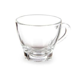 Juego de Tazas de Café Transparente Vidrio 80 ml (24 Unidades)