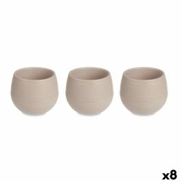 Set de Macetas Ibergarden ES0101214S3 Taupé Plástico 8 x 8 x 7 cm (8 Unidades) Precio: 16.89000038. SKU: B14CNEHGCD