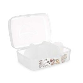 Caja con compartimentos Transparente Plástico 21,5 x 8 x 14,6 cm (12 Unidades)
