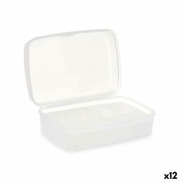 Caja con compartimentos Blanco Transparente Plástico 21,5 x 8,5 x 15 cm (12 Unidades) Precio: 26.94999967. SKU: B1JYBRC6HW