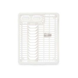 Escurridor para Fregadero Blanco Plástico 45,5 x 8 x 36,5 cm (12 Unidades)