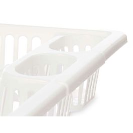 Escurridor para Fregadero Blanco Plástico 45,5 x 8 x 36,5 cm (12 Unidades)