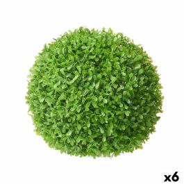 Planta Decorativa Hojas Bola Plástico 27 x 27 x 27 cm (6 Unidades)