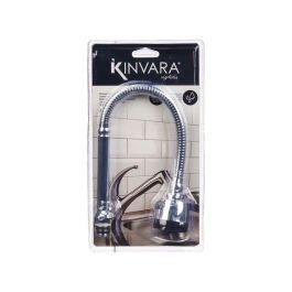 Grifo para Cocina Kinvara 179 Negro Plateado Metal Plástico Extensible Multifunción (12 Unidades)