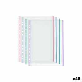 Fundas Multicolor A4 Plástico (48 Unidades)