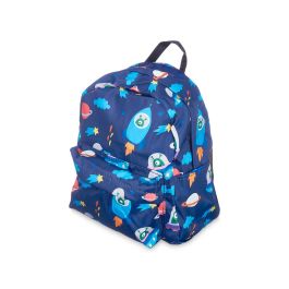 Mochila Escolar Nave Espacial Multicolor 28 x 12 x 22 cm (12 Unidades)