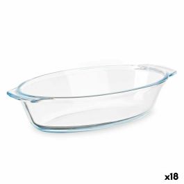 Fuente de Cocina Vivalto T7-07 Transparente Vidrio de Borosilicato 700 ml 23,6 x 5,3 x 13 cm Con asas (18 Unidades)