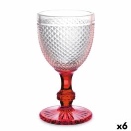Copa de vino Diamante Rojo Transparente Vidrio 330 ml (6 Unidades) Precio: 19.94999963. SKU: B17XFZ4FHV