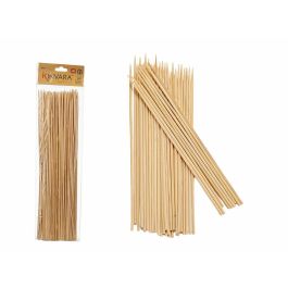 Set de Pinchos para Barbacoa Bambú 0,3 x 30 x 0,3 cm (48 Unidades)