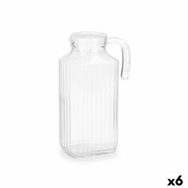 Botella de Cristal Transparente Vidrio 1,8 L (6 Unidades)