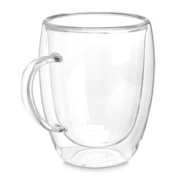 Taza Mug Transparente Vidrio de Borosilicato 343 ml (24 Unidades)