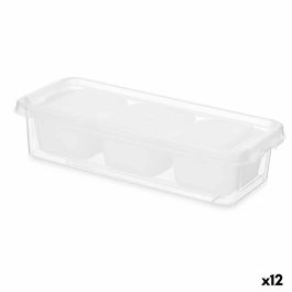 Organizador Blanco Plástico 28,2 x 6 x 11,7 cm (12 Unidades)