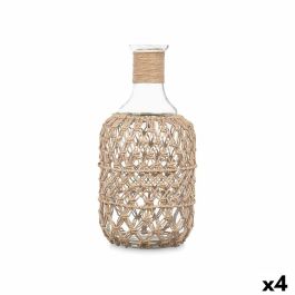 Botella Decorativa Transparente Natural Vidrio Cuerda 18 x 38 cm (4 Unidades) Precio: 76.94999961. SKU: B1D7ZRZFVN