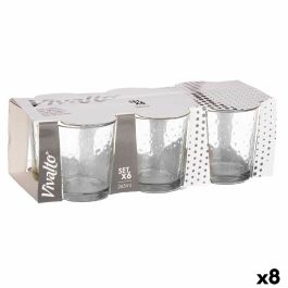 Set de Vasos Puntos Transparente Vidrio 265 ml (8 Unidades)