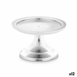 Candelabro Plateado Aluminio 10 x 6 x 10 cm (12 Unidades) Precio: 52.5000003. SKU: B1GP3ZPTD2