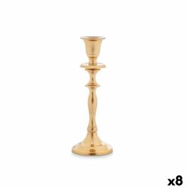 Candelabro Dorado Aluminio 4,5 x 20 x 7,5 cm (8 Unidades) Precio: 44.68999964. SKU: B1EKE8FV8Q