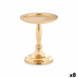 Candelabro Dorado Aluminio 10 x 12 x 10 cm (8 Unidades) Precio: 44.68999964. SKU: B1KDXSHGGD