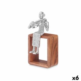Figura Decorativa Violín Plateado Madera Metal 13 x 27 x 13 cm Precio: 60.95000021. SKU: B1DYJAR2TW