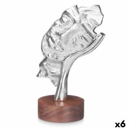 Figura Decorativa Cara Plateado Madera Metal 16,5 x 26,5 x 11 cm Precio: 60.5. SKU: B15DZXF2YY