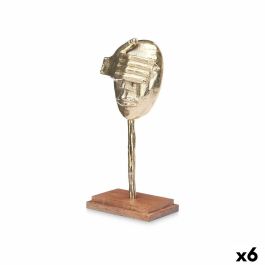 Figura Decorativa Cara Dorado Madera Metal 16 x 34 x 10 cm Precio: 73.50000042. SKU: B1CKWEBDPV