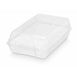 Caja apilable para zapatos Transparente Plástico 19 x 10,5 x 33 cm (12 Unidades)