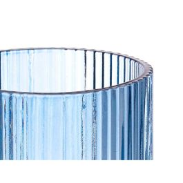 Vaso Rayas Azul Cristal 270 ml (6 Unidades)