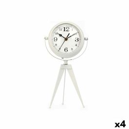 Reloj de Mesa Trípode Blanco Metal 14 x 30 x 11 cm (4 Unidades) Precio: 78.95000014. SKU: B1CCXVABMC