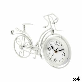 Reloj de Mesa Bicicleta Blanco Metal 33 x 22,5 x 4,2 cm (4 Unidades) Precio: 87.9499995. SKU: B18QWKD2MP
