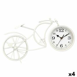 Reloj de Mesa Bicicleta Blanco Metal 40 x 19,5 x 7 cm (4 Unidades) Precio: 88.95000037. SKU: B18QYFL4YY