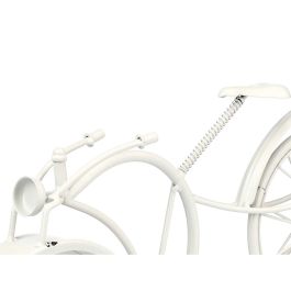 Reloj de Mesa Bicicleta Blanco Metal 40 x 19,5 x 7 cm (4 Unidades)