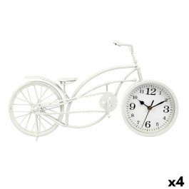 Reloj de Mesa Bicicleta Blanco Metal 42 x 24 x 10 cm (4 Unidades) Precio: 119.1850004719. SKU: B1A9RTBY88