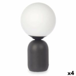 Lámpara de mesa Bola 40 W Blanco Negro Cerámica 15 x 28,5 x 15 cm (4 Unidades) Precio: 74.95000029. SKU: B19JWHPBP7