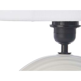 Lámpara de mesa Puente 60 W Gris Cerámica 26 x 41 x 15,5 cm (4 Unidades)