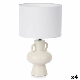 Lámpara de mesa Jarrón 40 W Blanco Cerámica 24 x 39,7 x 24 cm (4 Unidades) Precio: 90.59000049. SKU: B17FJYL5X3