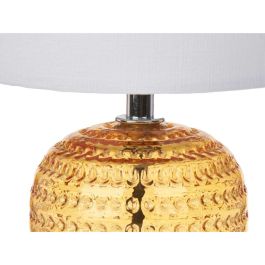 Lámpara de mesa Puntos 40 W Ambar Cristal 17 x 31 x 17 cm (4 Unidades)