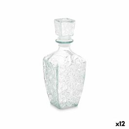 Botella de Cristal Licor Estrellas Transparente 900 ml (12 Unidades)