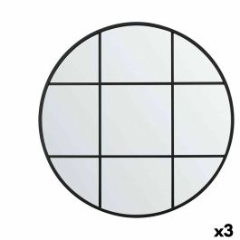 Espejo de pared Ventana Negro Poliestireno 80 x 80 x 3 cm (3 Unidades) Precio: 106.6373. SKU: B1KNFZDJAV