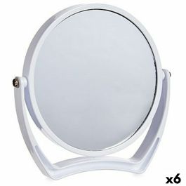 Espejo de Aumento Blanco Cristal Plástico 19 x 18,7 x 2 cm (6 Unidades) Precio: 37.94999956. SKU: B14YEKBENA