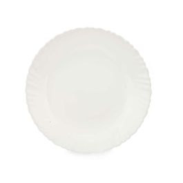 Plato Llano Blanco 24 x 2 x 24 cm (24 Unidades)