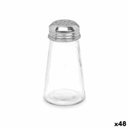 Salero-Pimentero Transparente Vidrio 5,5 x 10,5 x 5,5 cm (48 Unidades) Cónico