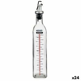 Aceitera Transparente Vidrio 500 ml (24 Unidades) Medidor