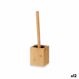 Escobilla para el Baño Bambú Plástico 10 x 36 x 10 cm (12 Unidades)