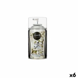 Recambio de Ambientador Flores blancas 250 ml Spray (6 Unidades)